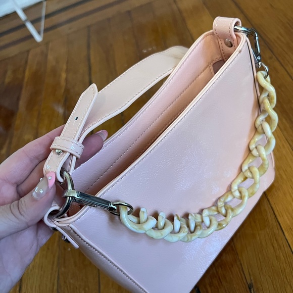 AMBLE NYLON RECYCLED SMALL PINK BAG - Picture 6 of 6